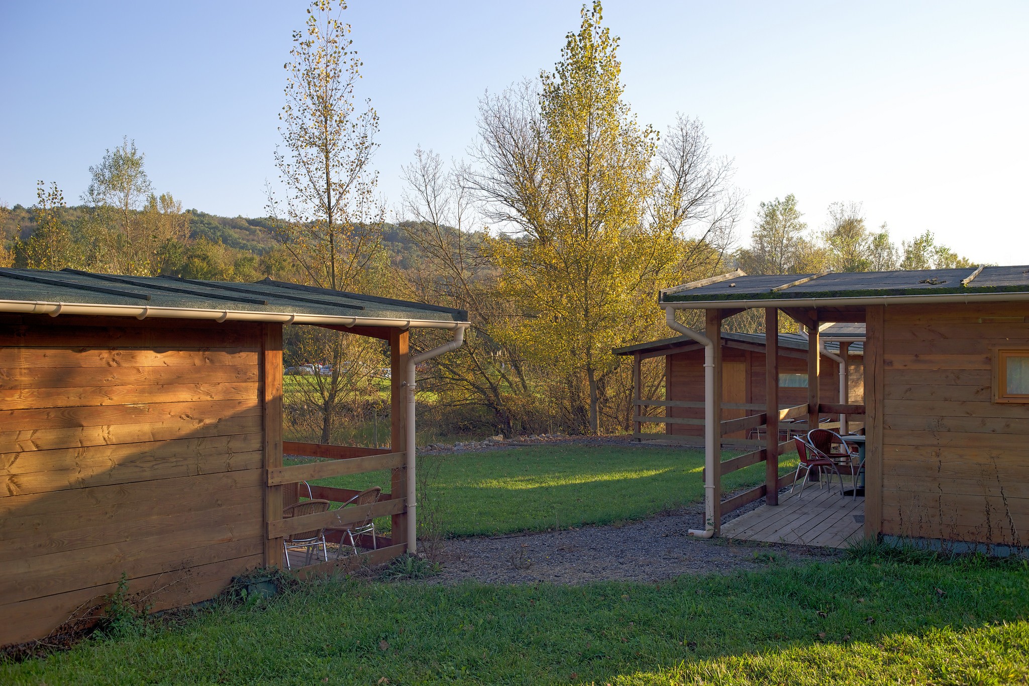 Chalets en bois du Village du Plongeur
